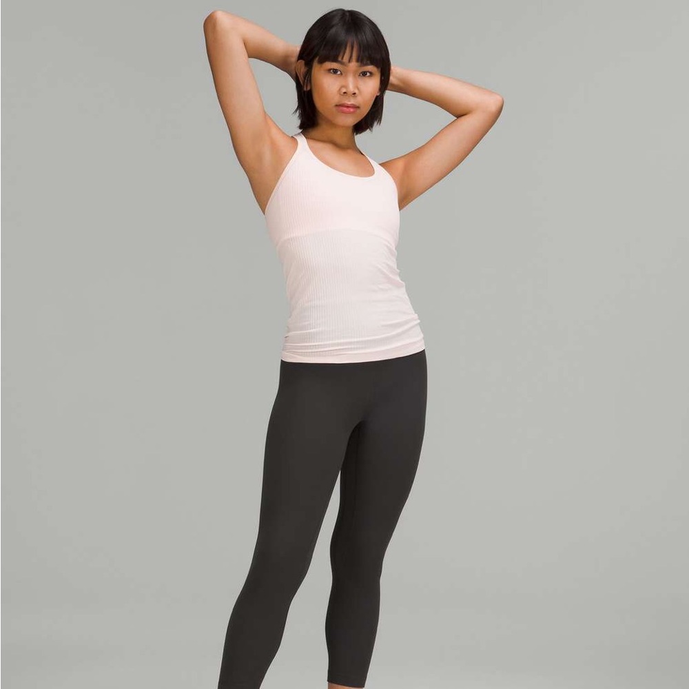 Lululemon Ebb to Street Tank Top Strawberry milkshake Size 4